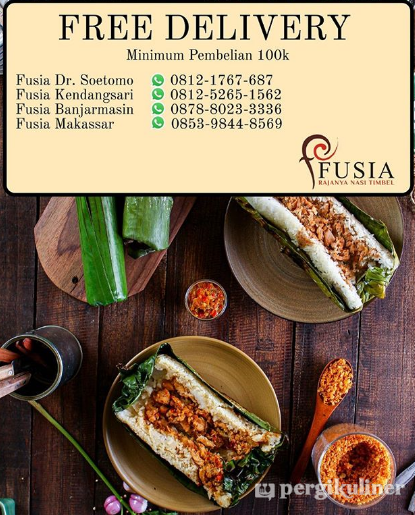 #dukungresto #kompilasi #bebasongkir di Fusia Rajanya Nasi Timbel