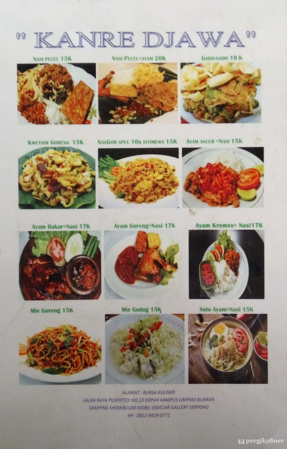 Selalu Diperbarui Menu Gen Tom Kitchen Pamulang Tangerang