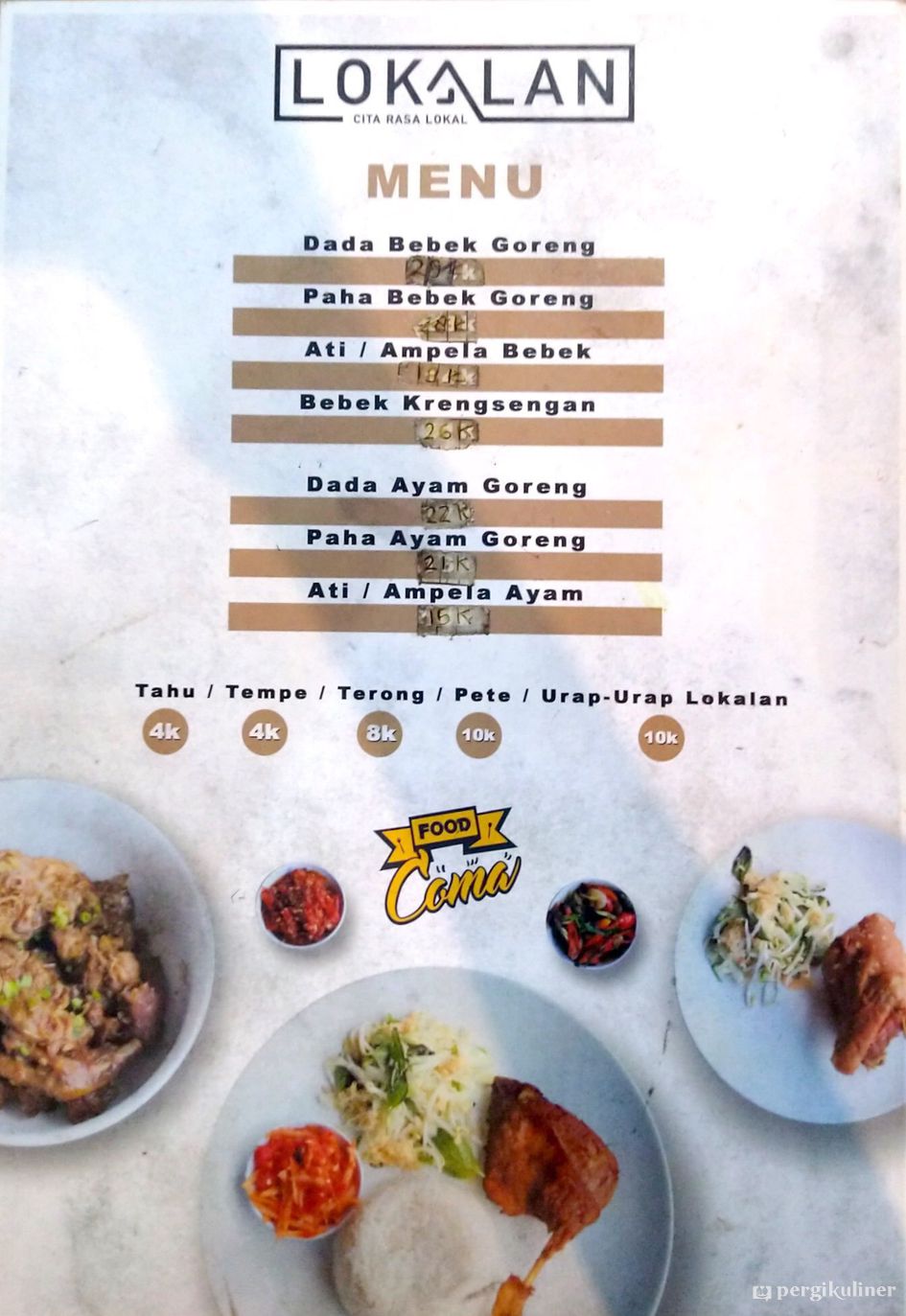 Selalu Diperbarui Menu Lokalan Rungkut Surabaya