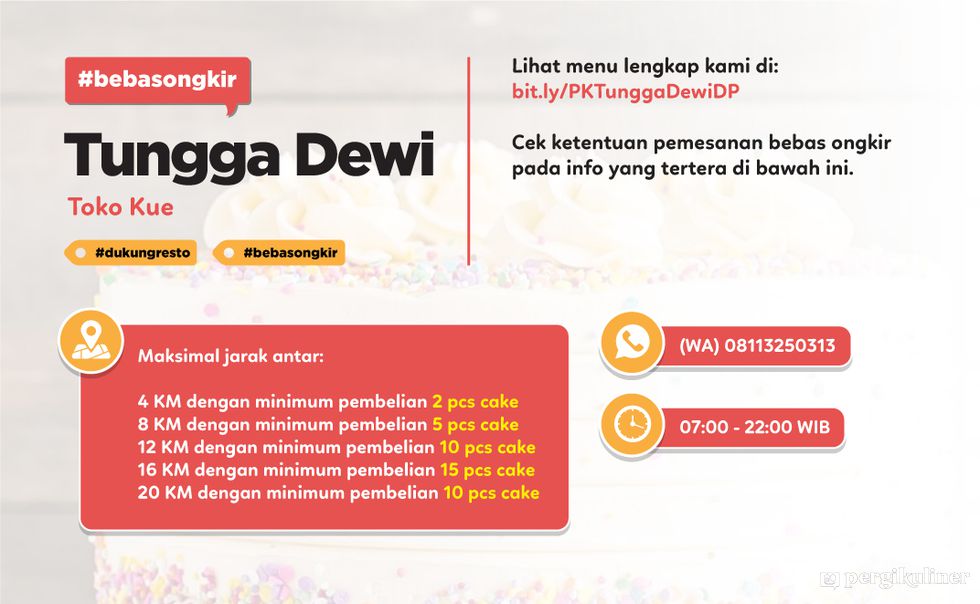 #dukungresto #kompilasi #bebasongkir di Tungga Dewi