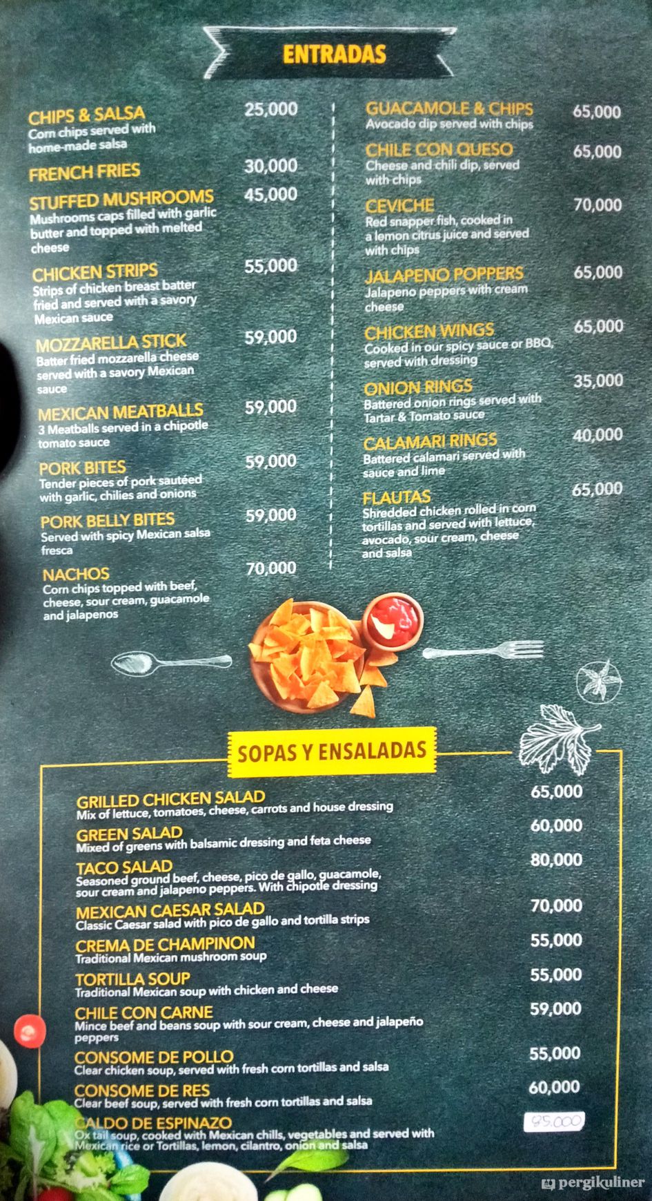 Selalu Diperbarui Menu Casa Mexico Senayan