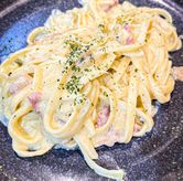 Foto Fettucine Carbonara di Eatime Stories