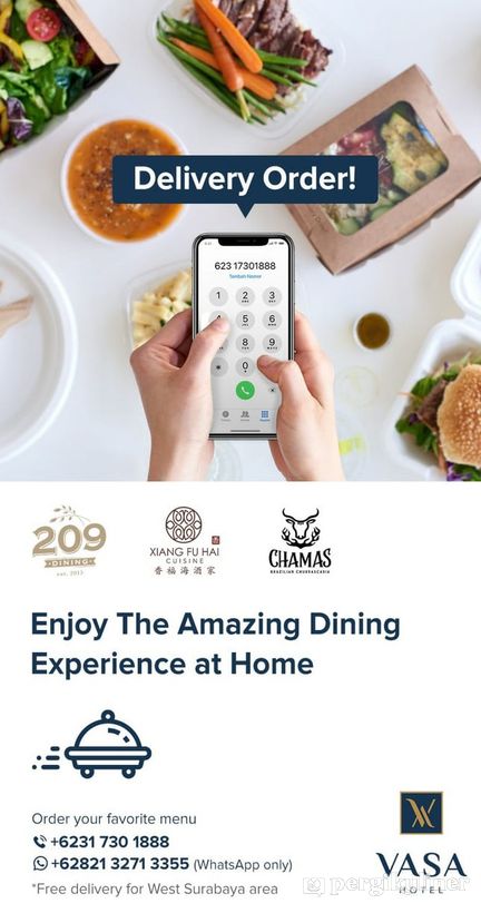 #dukungresto #kompilasi #bebasongkir di 209 Dining - Vasa Hotel