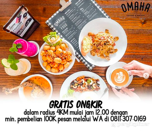 #dukungresto #kompilasi #bebasongkir di Omaha Coffee & Eatery