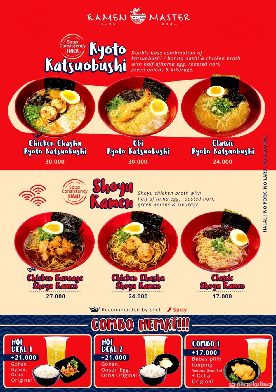 Selalu diperbarui! Menu Ramen Master, Sambikerep, Surabaya