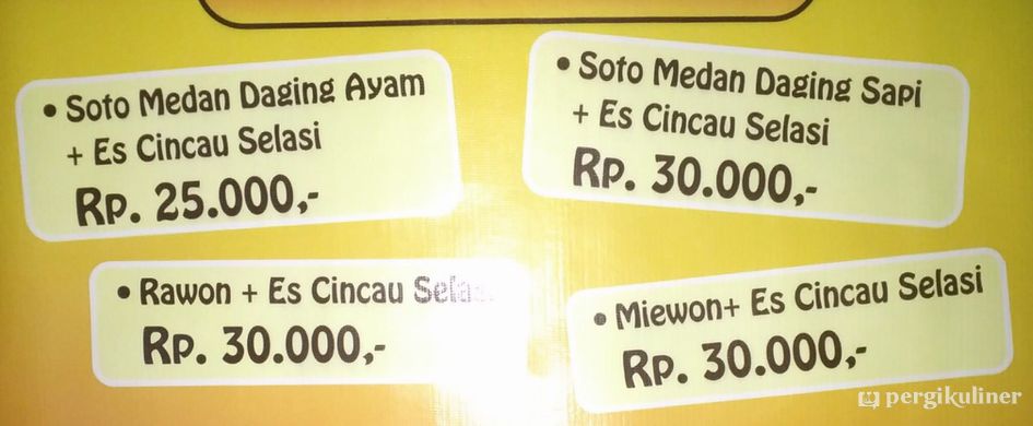 Selalu Diperbarui Menu Mie Sop Medan 61 Senopati