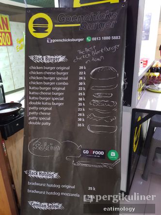 Foto Menu di Goenchicks Burger